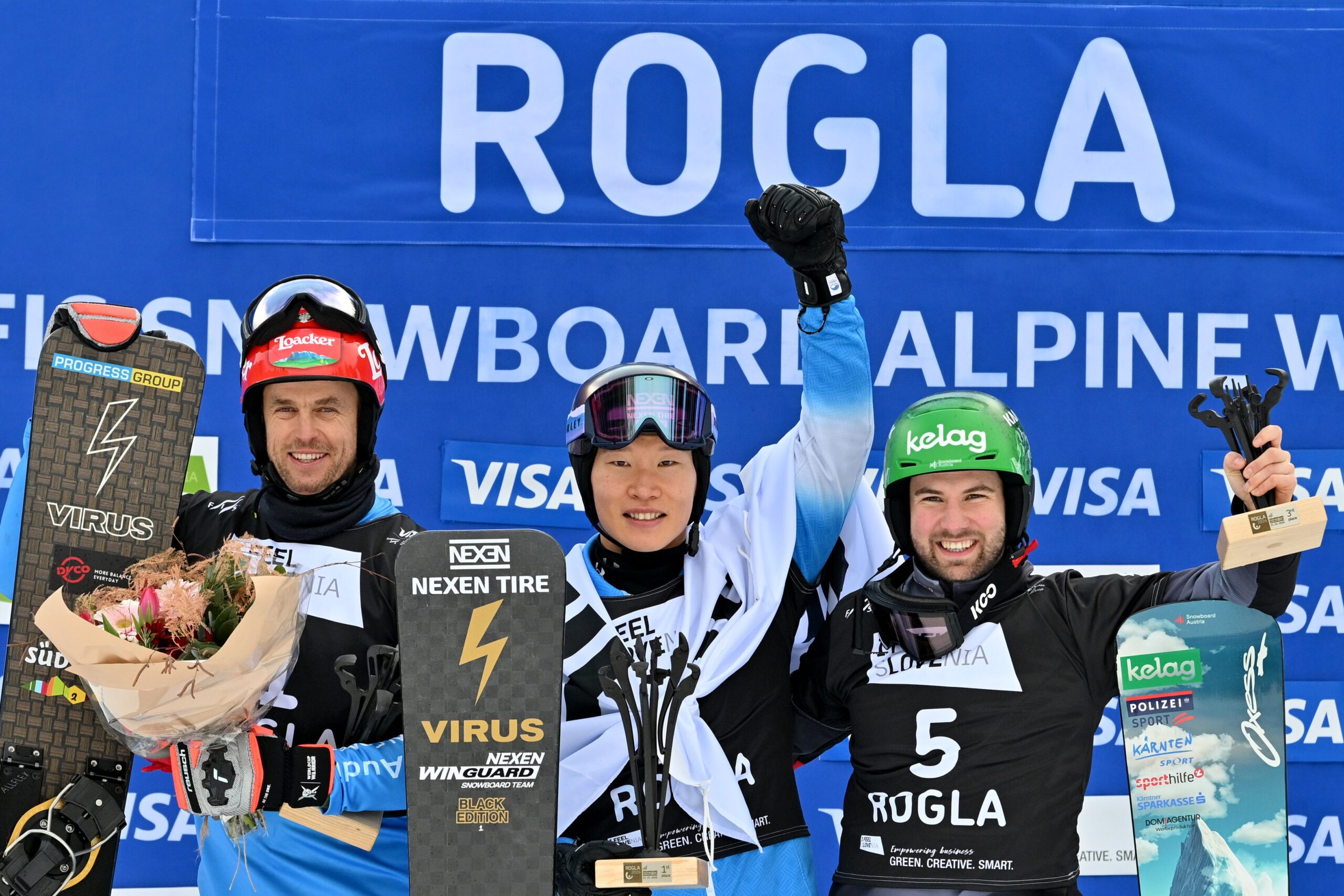 Visa FIS Snowboard Alpine World Cup Mens Parallel Giant Slalom Rogla, Slovenia 31 Jan