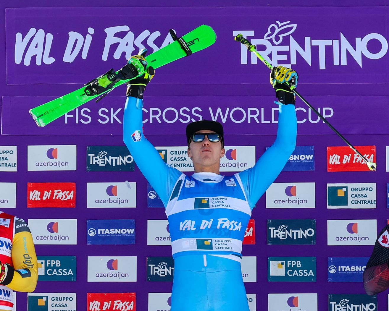 FIS Ski Cross World Cup 2025 26 in Val di Fassa, Italy 31 Jan