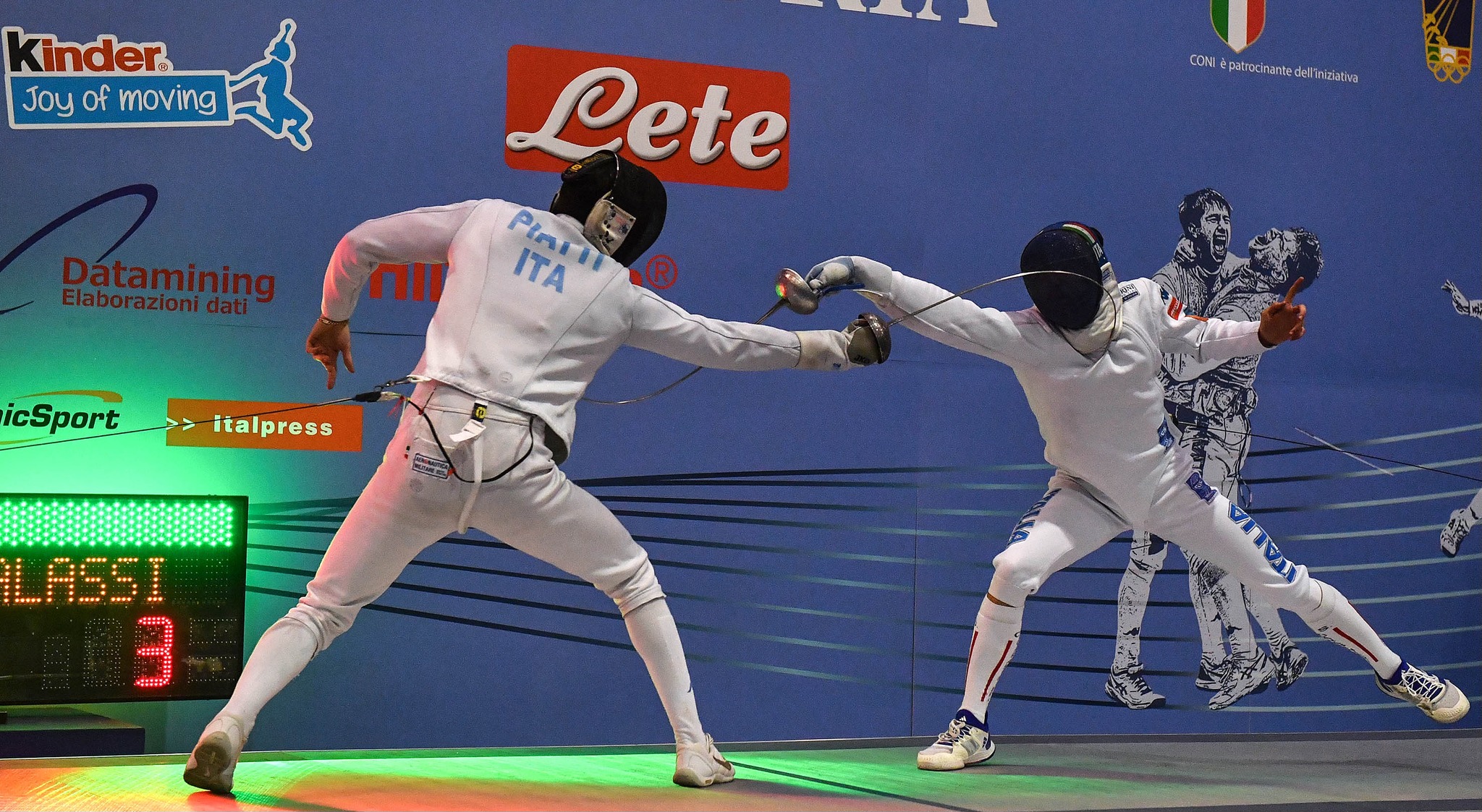 Stoccata spada gara di Roma novembre 2025 Piatti VS Galassi