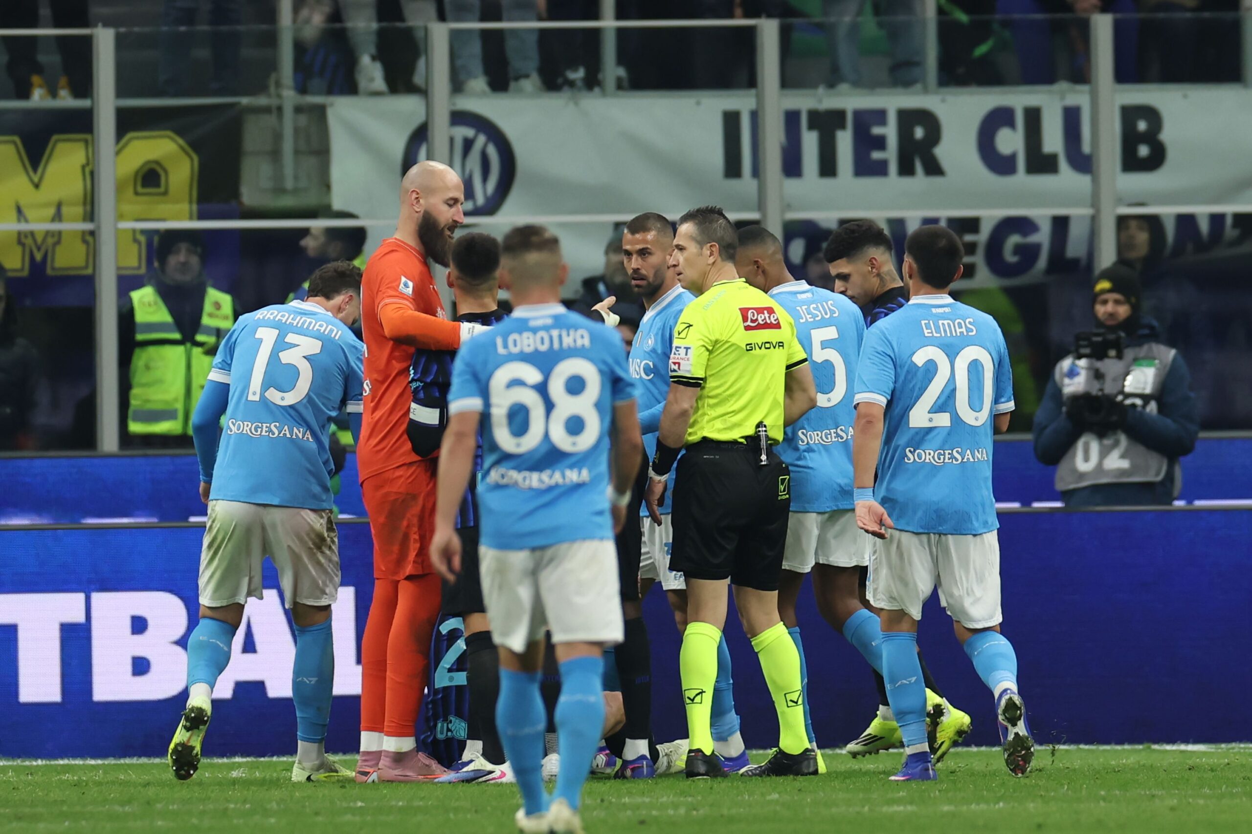 Calcio Italia Serie A Inter vs Napoli