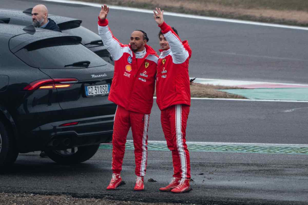 Ferrari Hamilton Leclerc