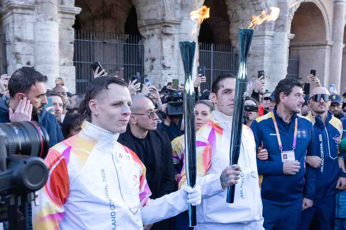 Olimpiadi invernali Achille Lauro Boss Doms