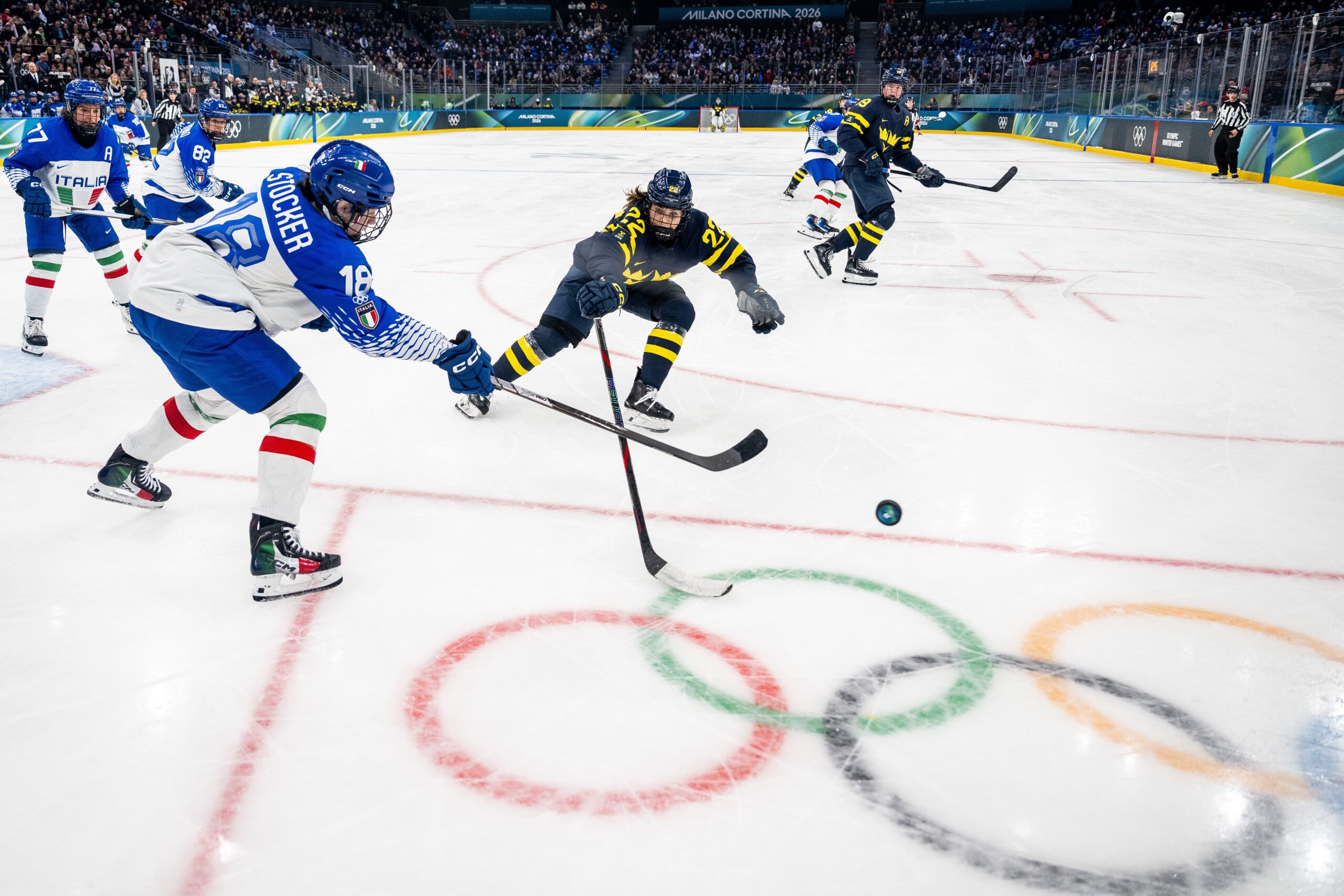 2026 Winter Olympics, Day 1, Women's Ice Hockey, Sweden Italy, Milan 07 Feb