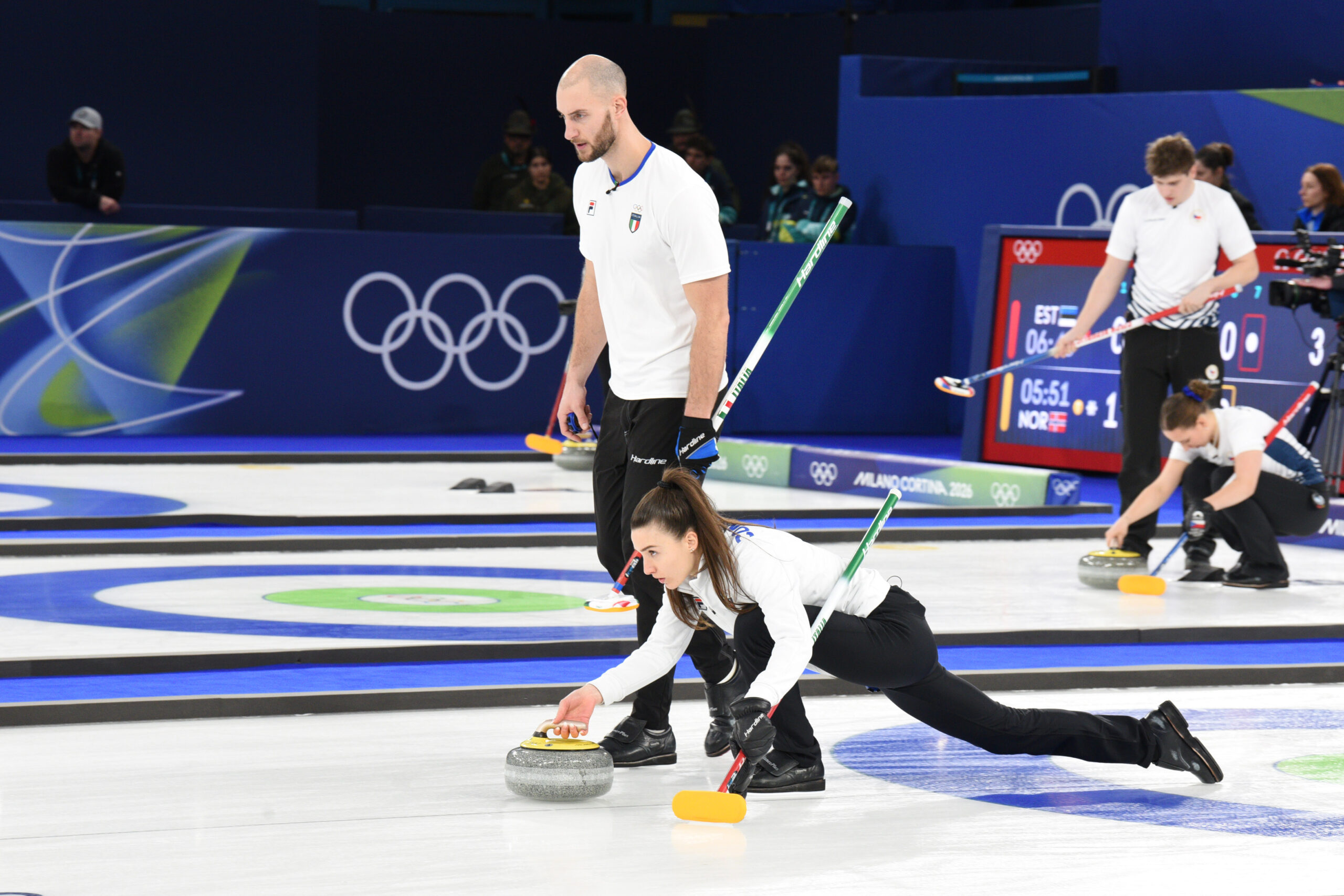 Cortina, Giochi Olimpici Milano Cortina 2026, curling doppio misto Italia Svezia