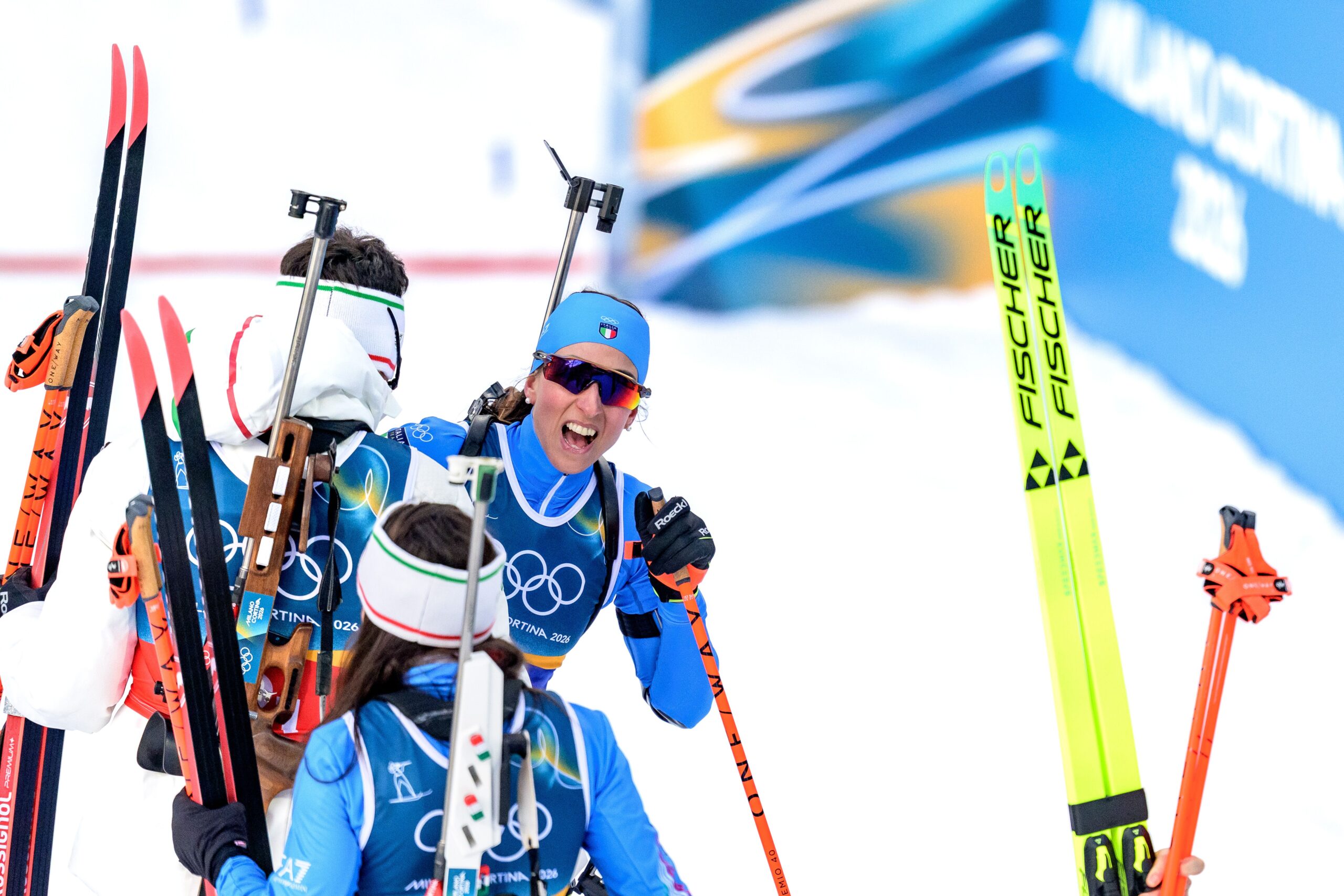 2026 Winter Olympics, Day 2, Biathlon, Mixed Relay, Anterselva, Italy 08 Feb