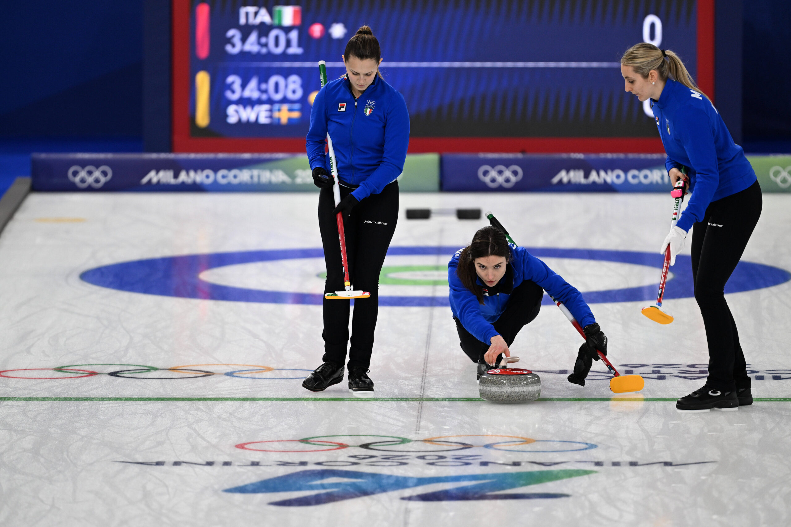 (MICO2026)ITALY CORTINA D'AMPEZZO OLYMPIC WINTER GAMES CURLING WOMEN ROUND ROBIN