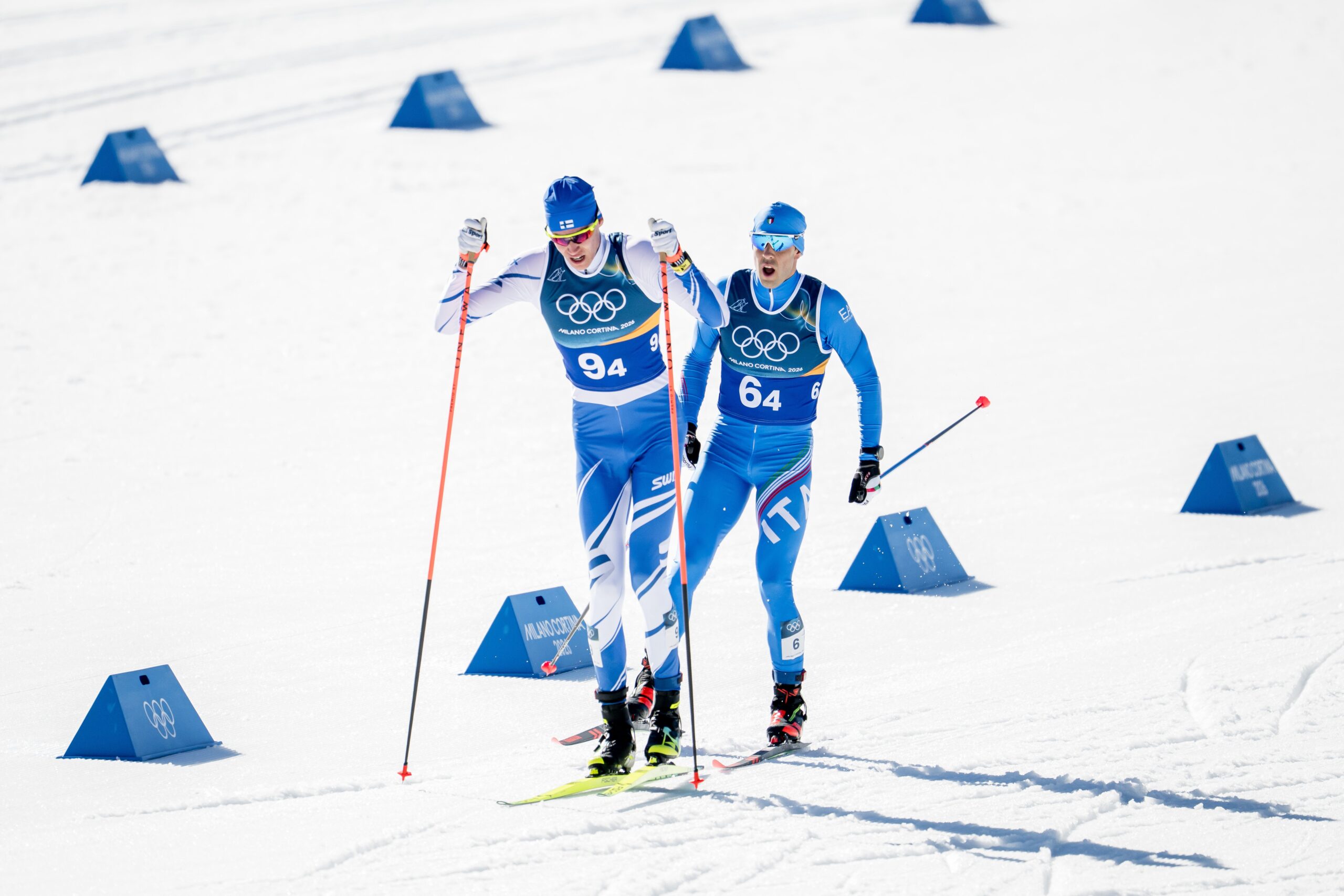 2026 Winter Olympics, Day 9, Cross Country Skiing, Men's Relay, Val Di Fiemme, Italy 15 Feb
