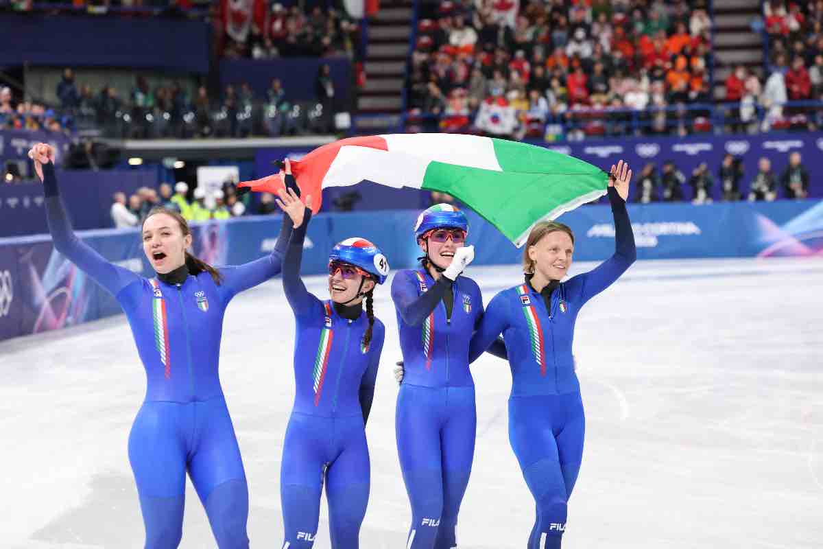 Italia argento short track