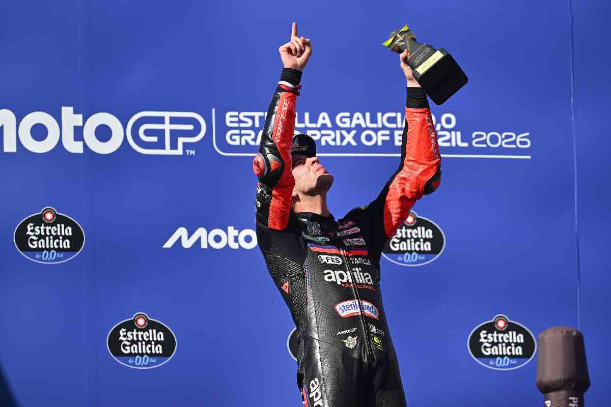 Bezzecchi esulta in Brasile