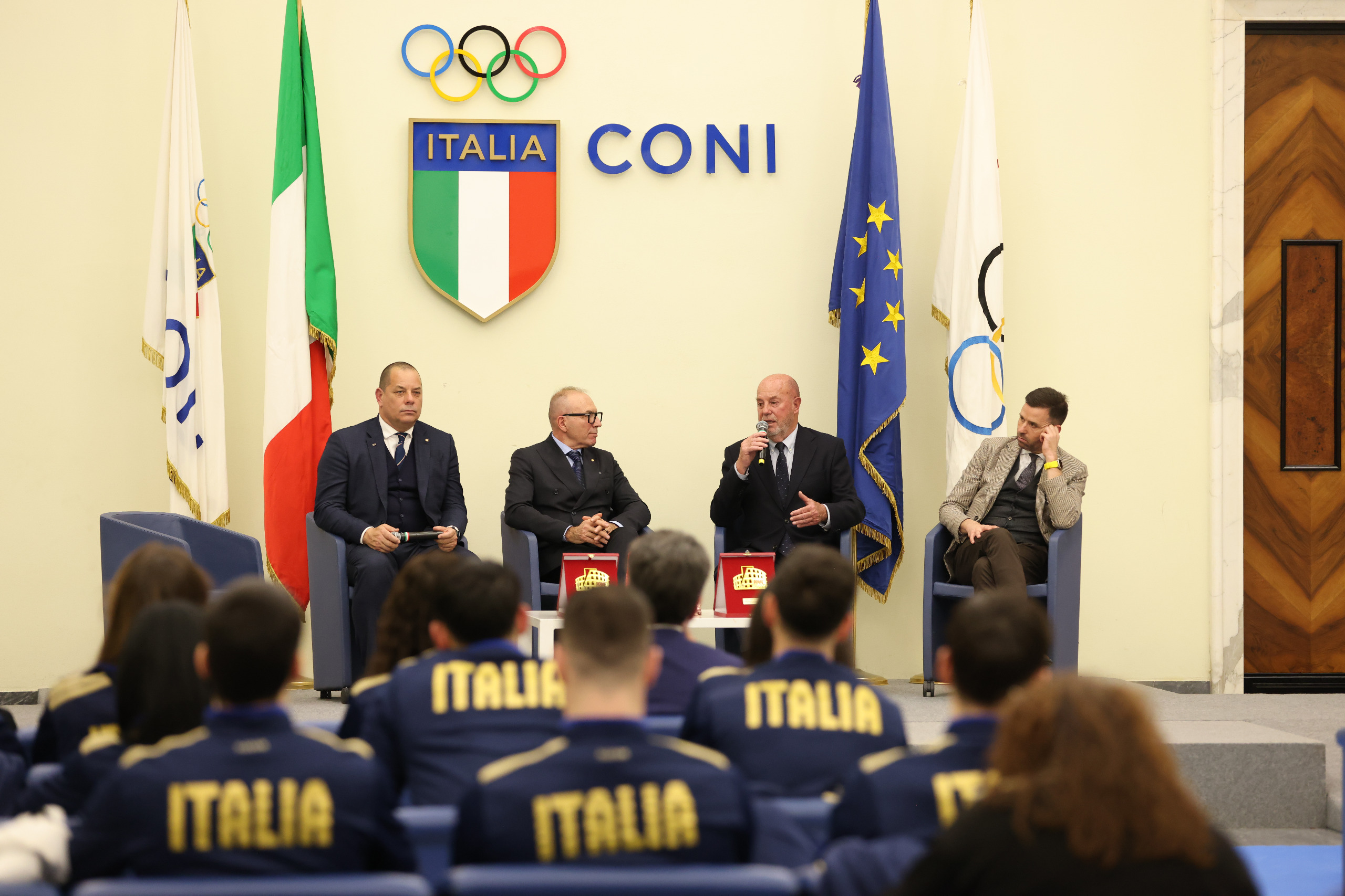 Conferenza Stampa Premier League Roma Salone d'Onore CONI