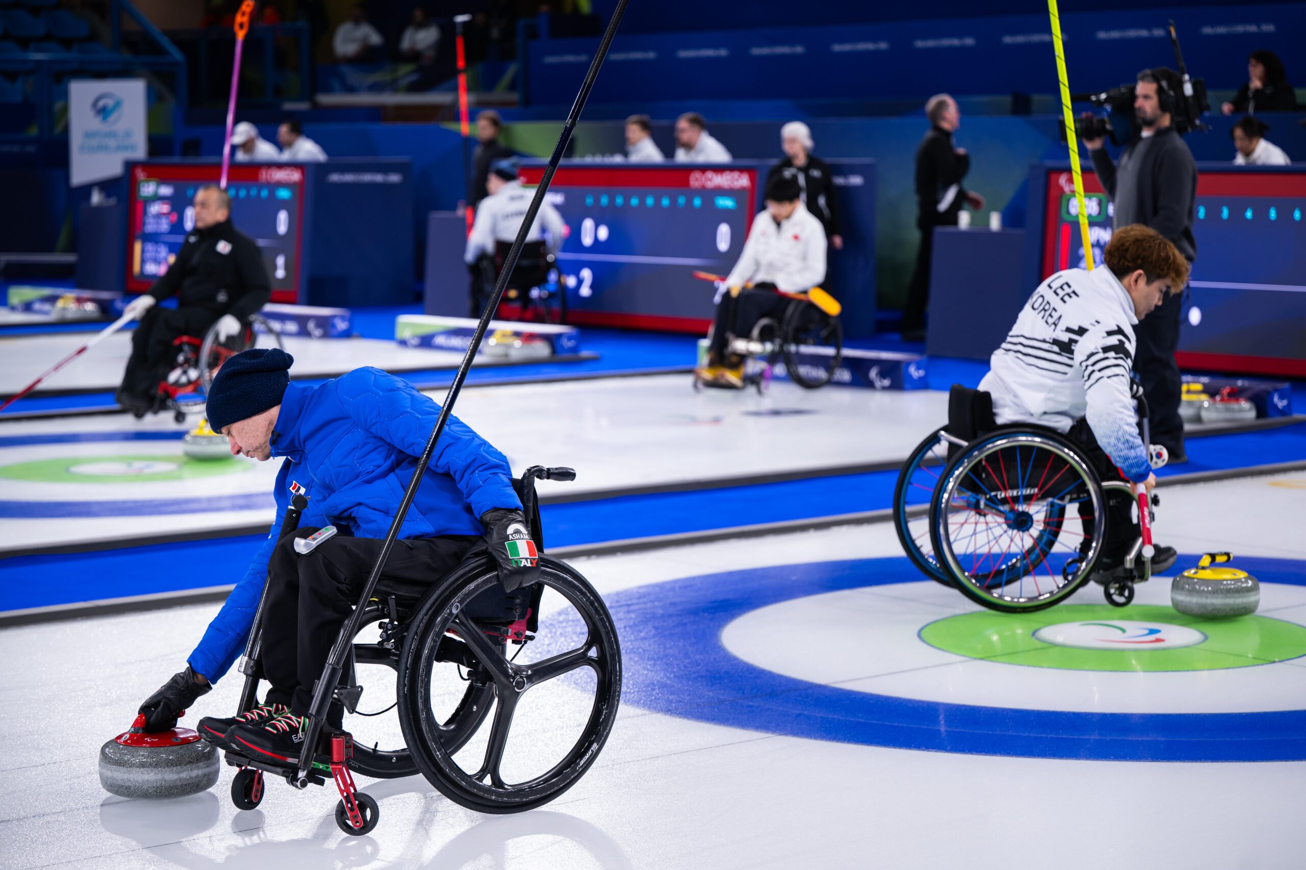 2026 Paralympics, day 2, Wheelchair Curling, Round Robin, Cortina, Italy 04 Mar