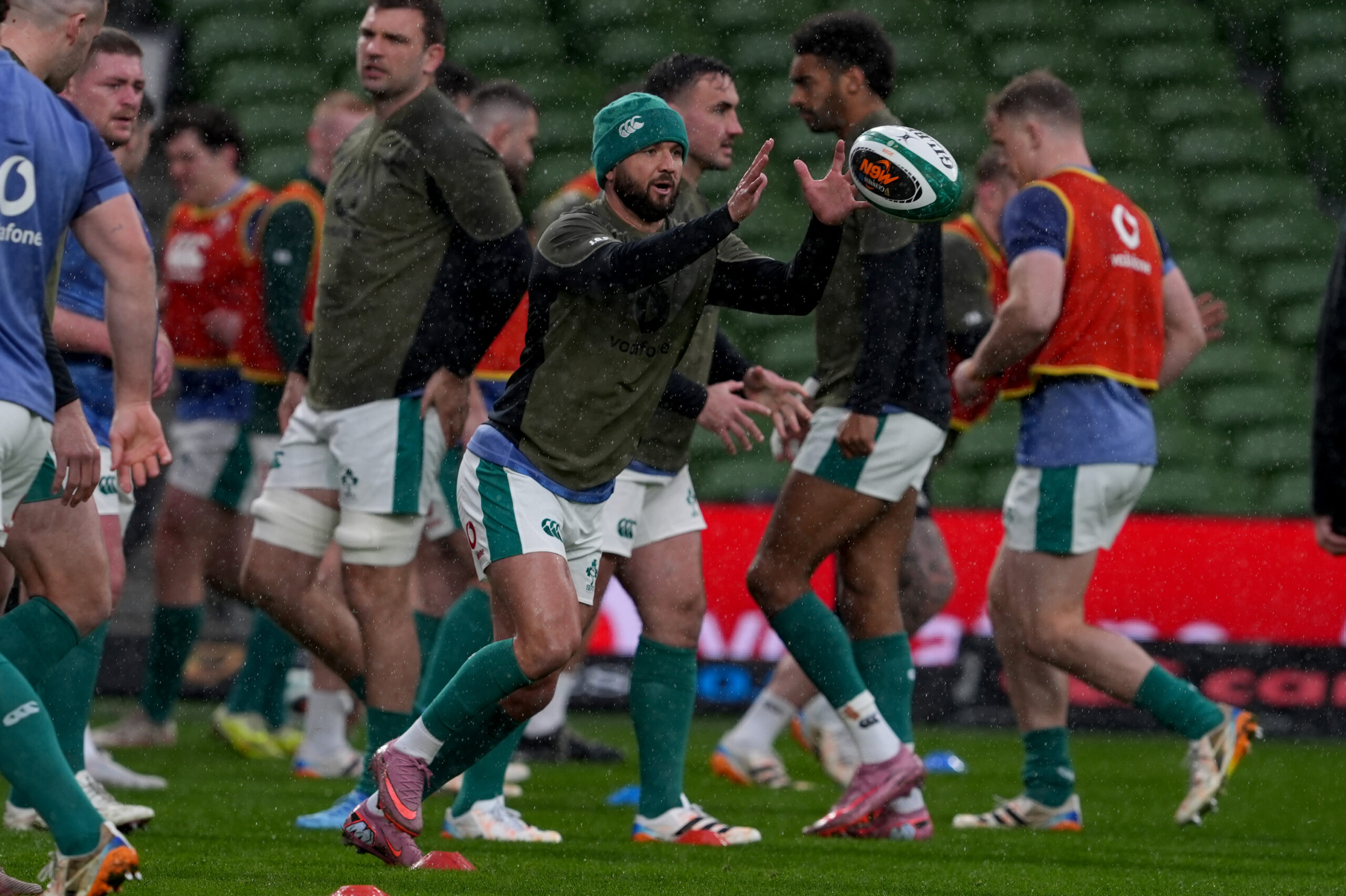 Rugby Team Irlanda Allenamento