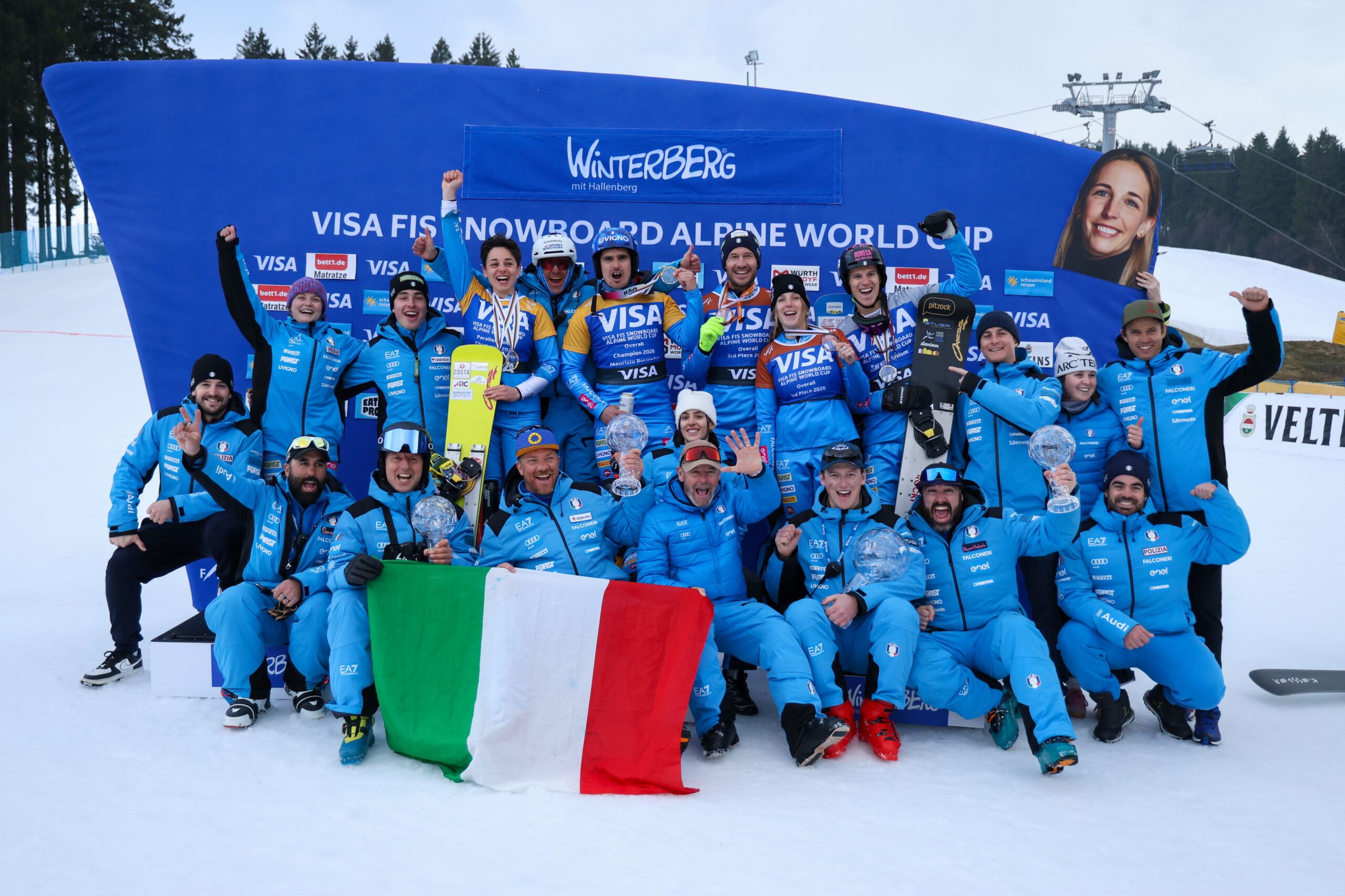 Visa FIS Snowboard Alpine World Cup 2025 26 in Winterberg, Germany, winter mountain 21 Mar