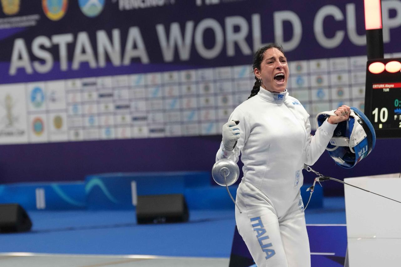 Santuccio esultanza ad Astana