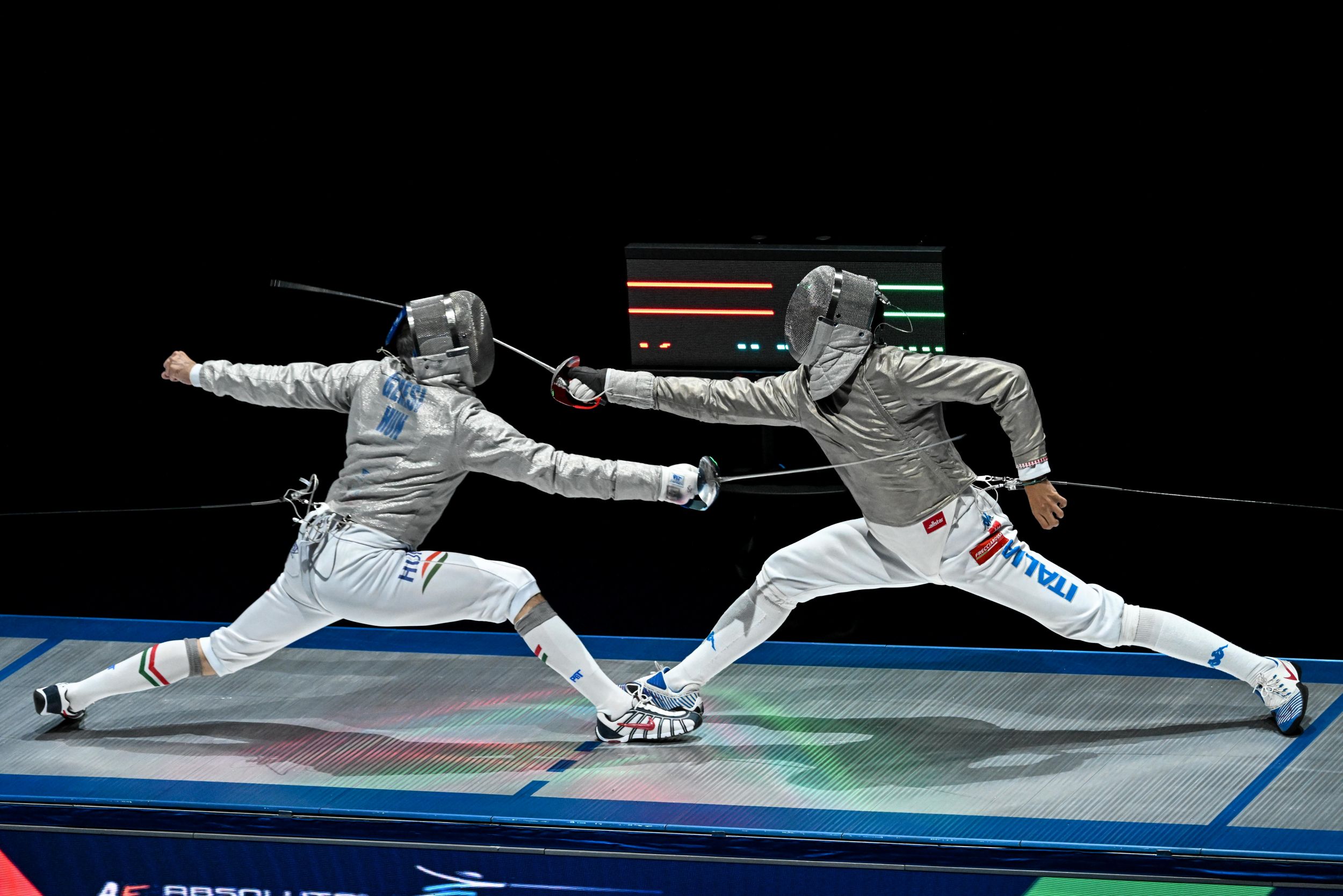 Stoccata Gallo sciabola maschile