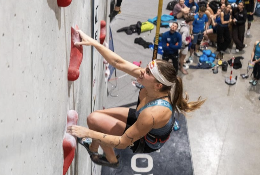 Beatrice colli arrampicata