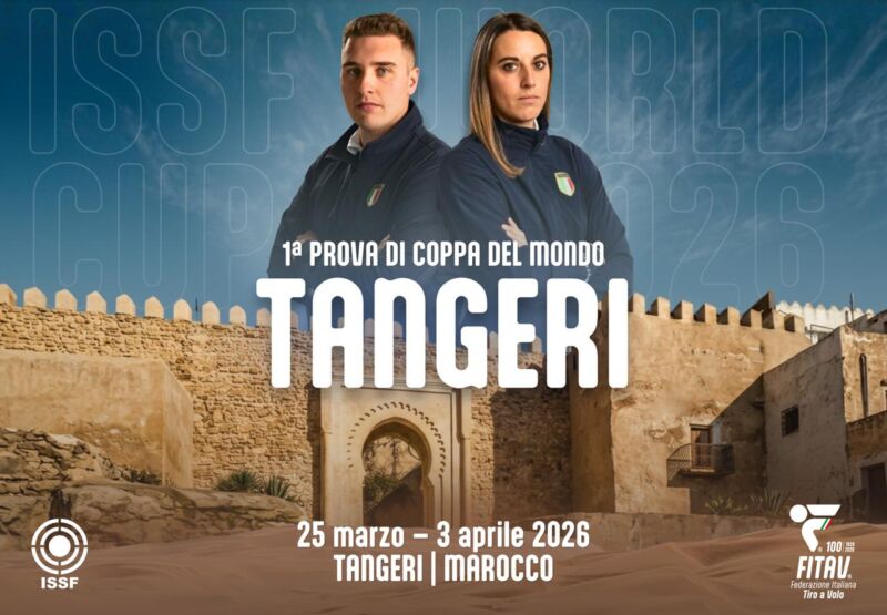 Tiro a volo, al via la Coppa del Mondo ISSF: azzurri in gara a Tangeri. Diretta su Sportface TV