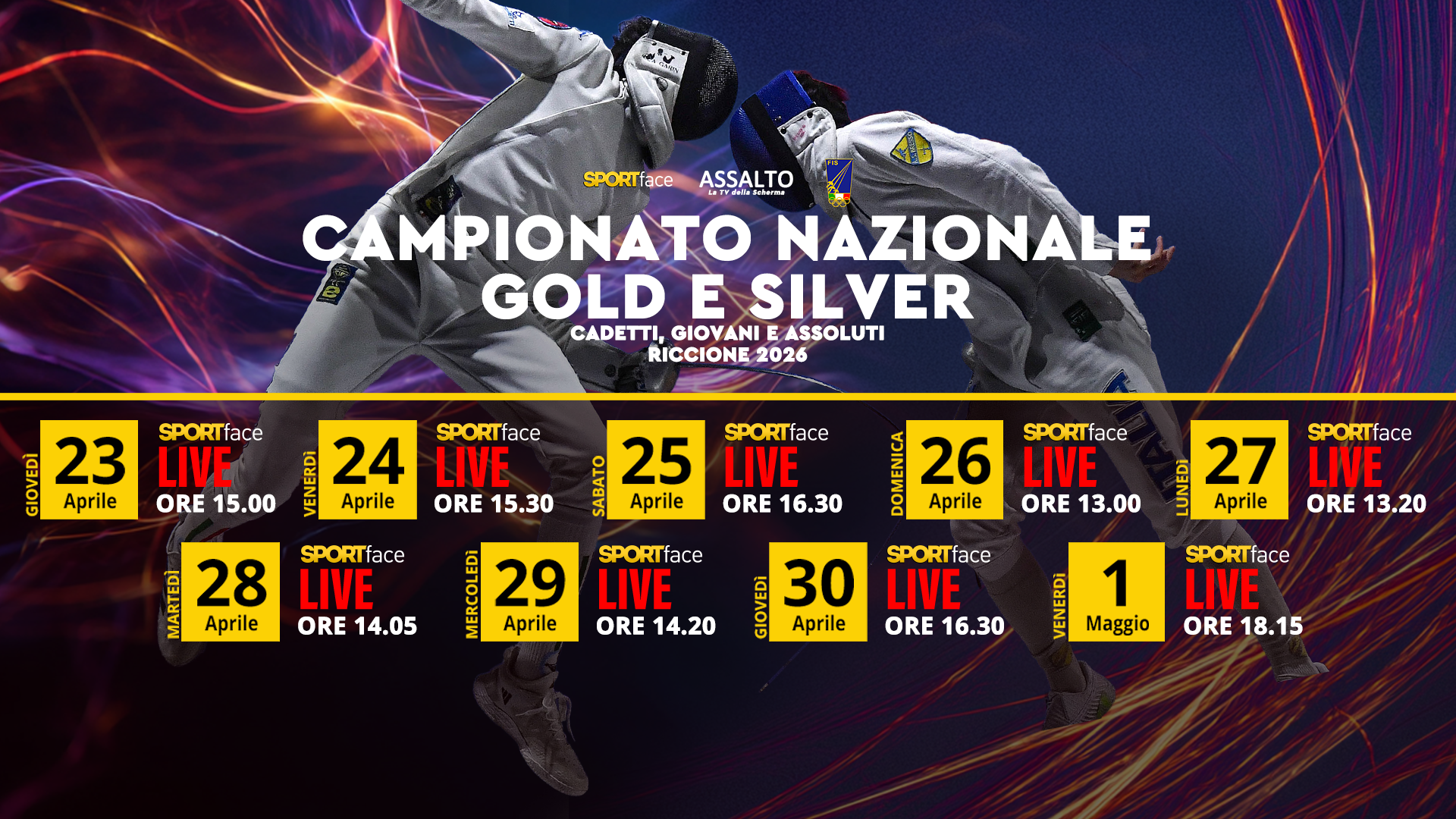APP campionATI GOLD SILVER