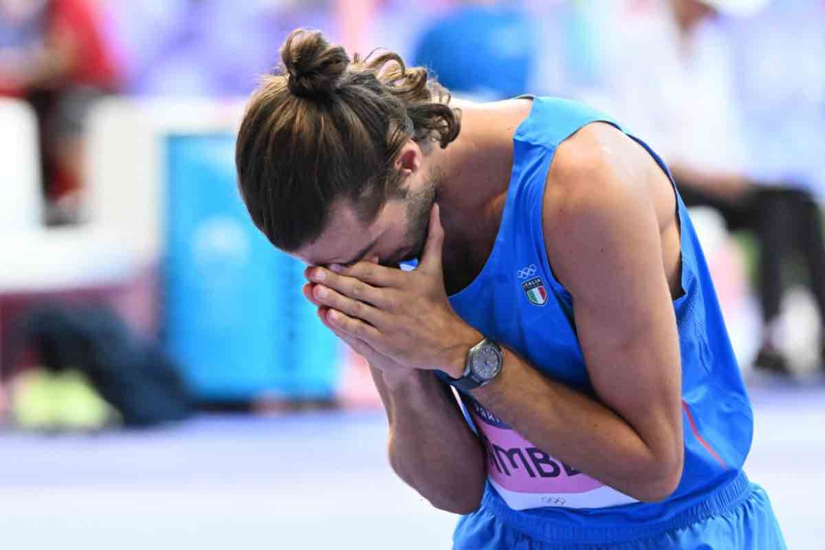 Gianmarco Tamberi in gara