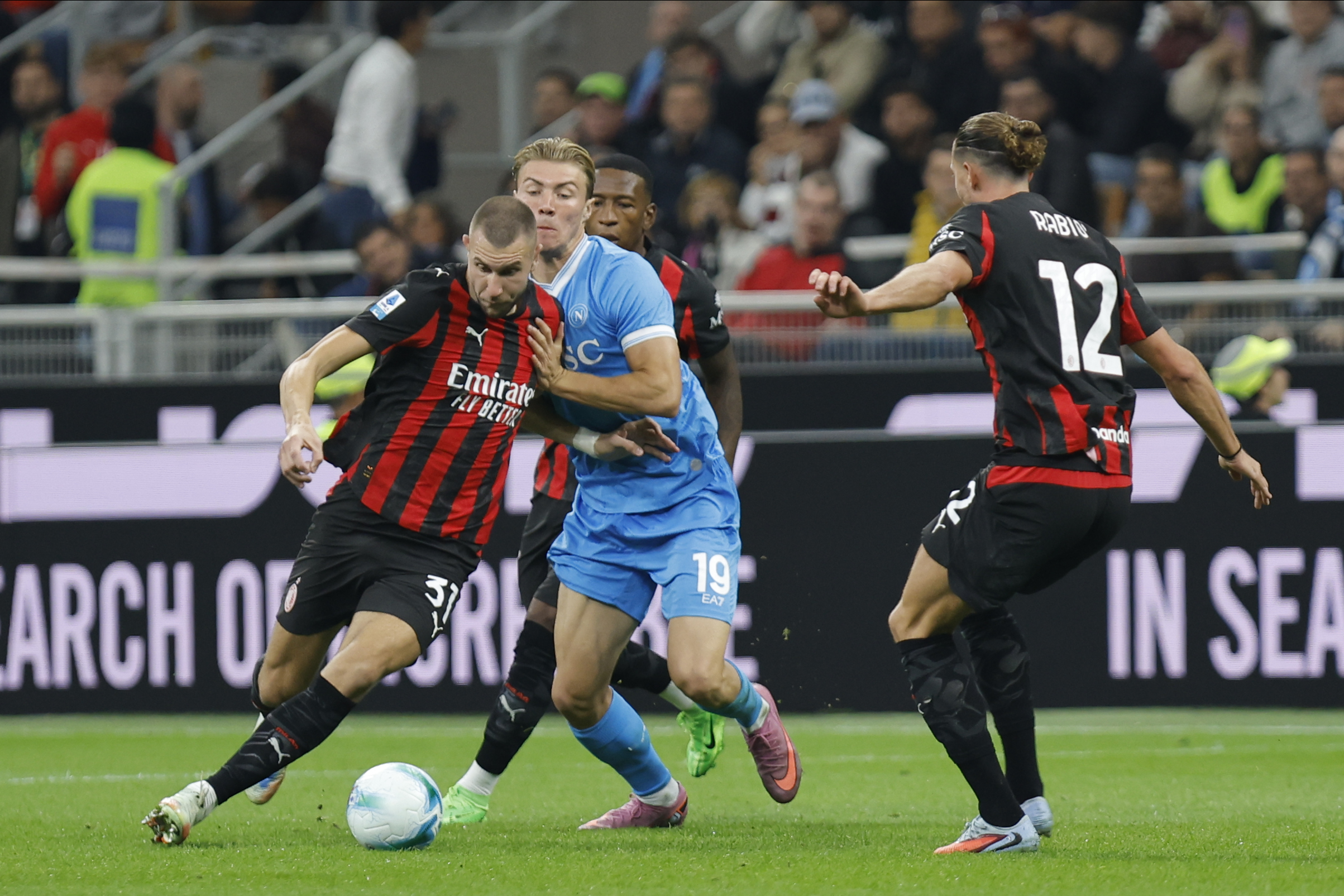 Calcio Italia Serie A Milan vs Napoli