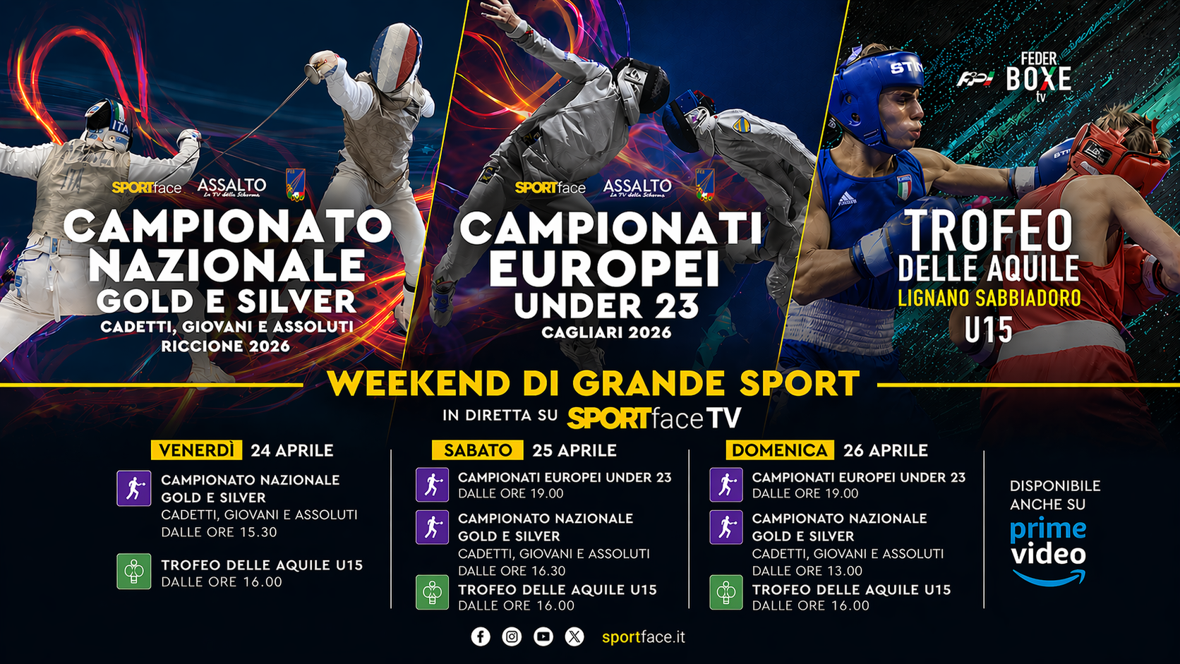 Sportface TV 24 26 aprile