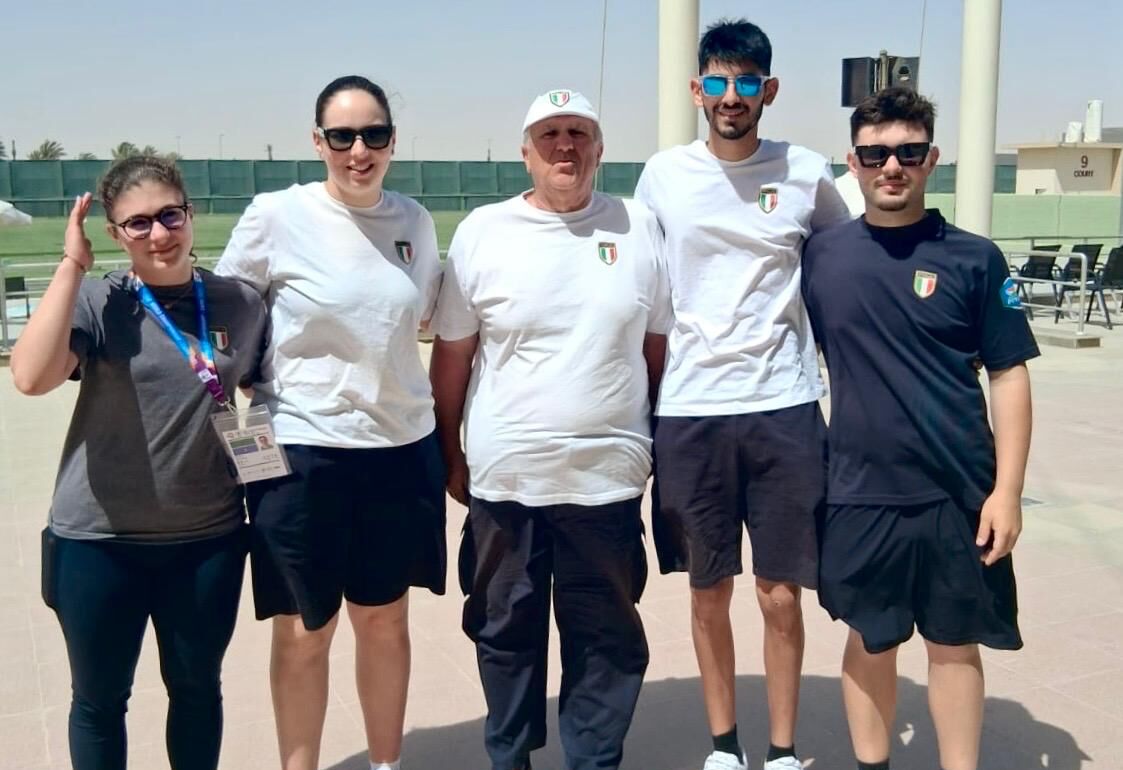 Cdm junior il cairo la squadra italiana di trap e1777274711327