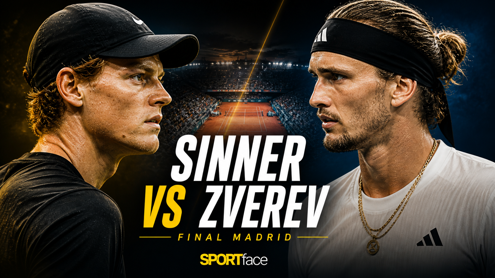 Sinner vs Zverev @Sportface