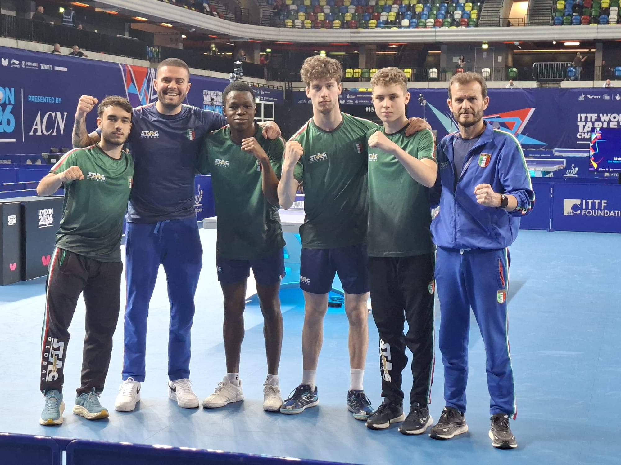 Tennistavolo Italia maschile batte la Malaysia
