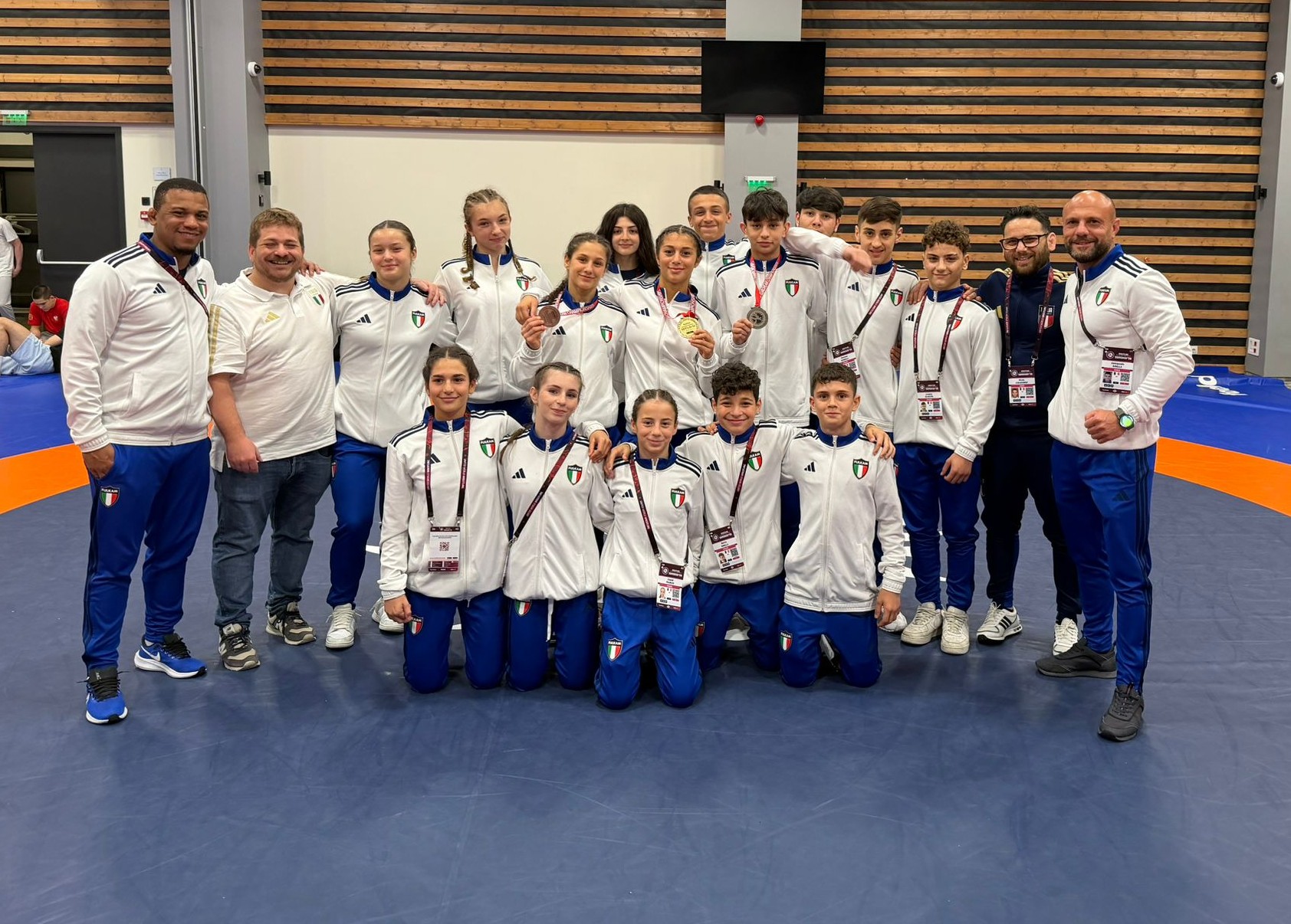 U15 team Europei 2026 lotta