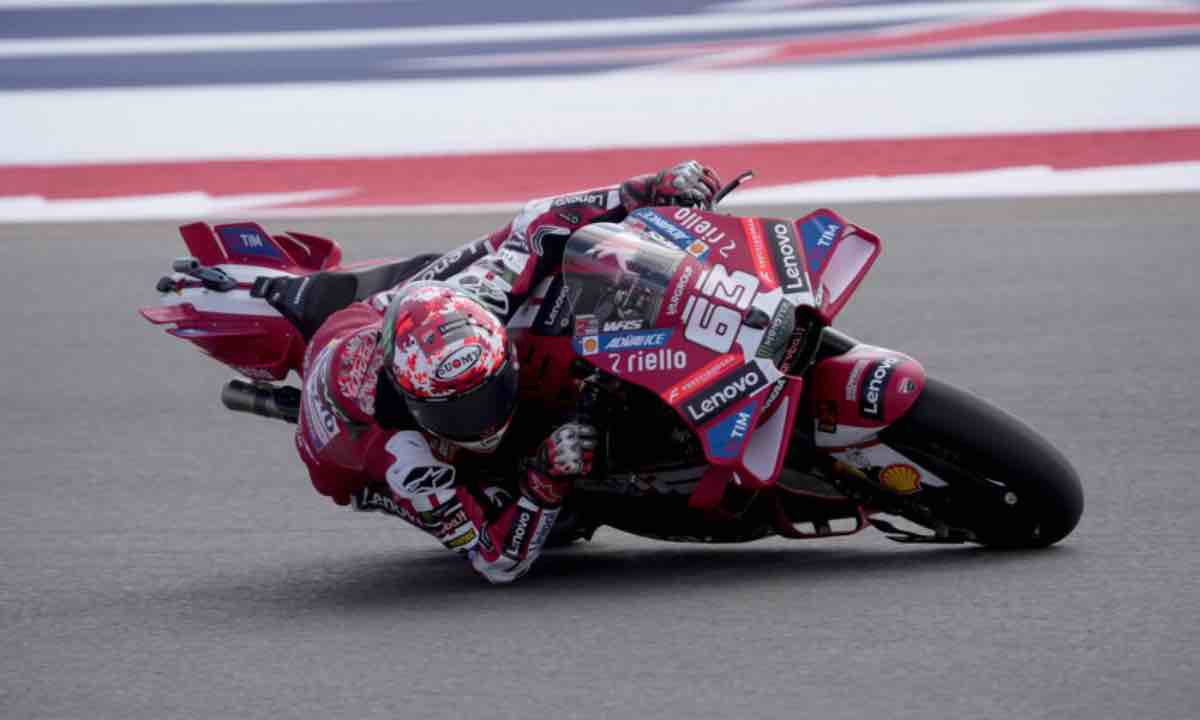 Bagnaia in pista