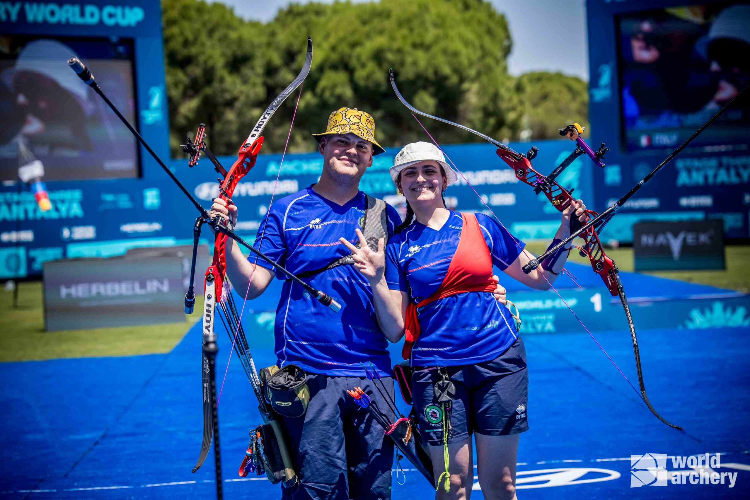 Matteo Borsani e Roberta Di Francesco dopo la vittoria
