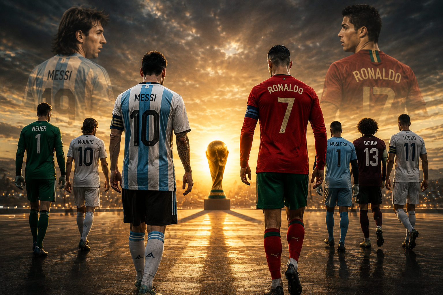 Messi Ronaldo The Last Dance Mondiali