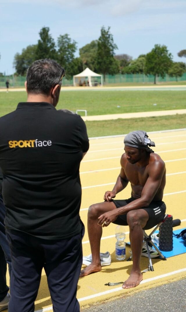Palmieri e Lyles con Sportface