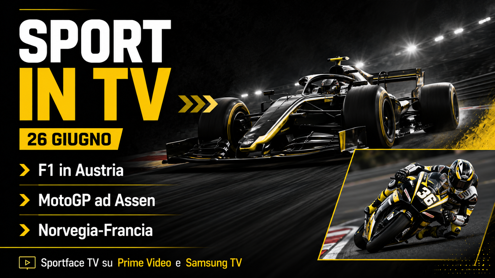 Sport in tv oggi 26 giugno Sportface