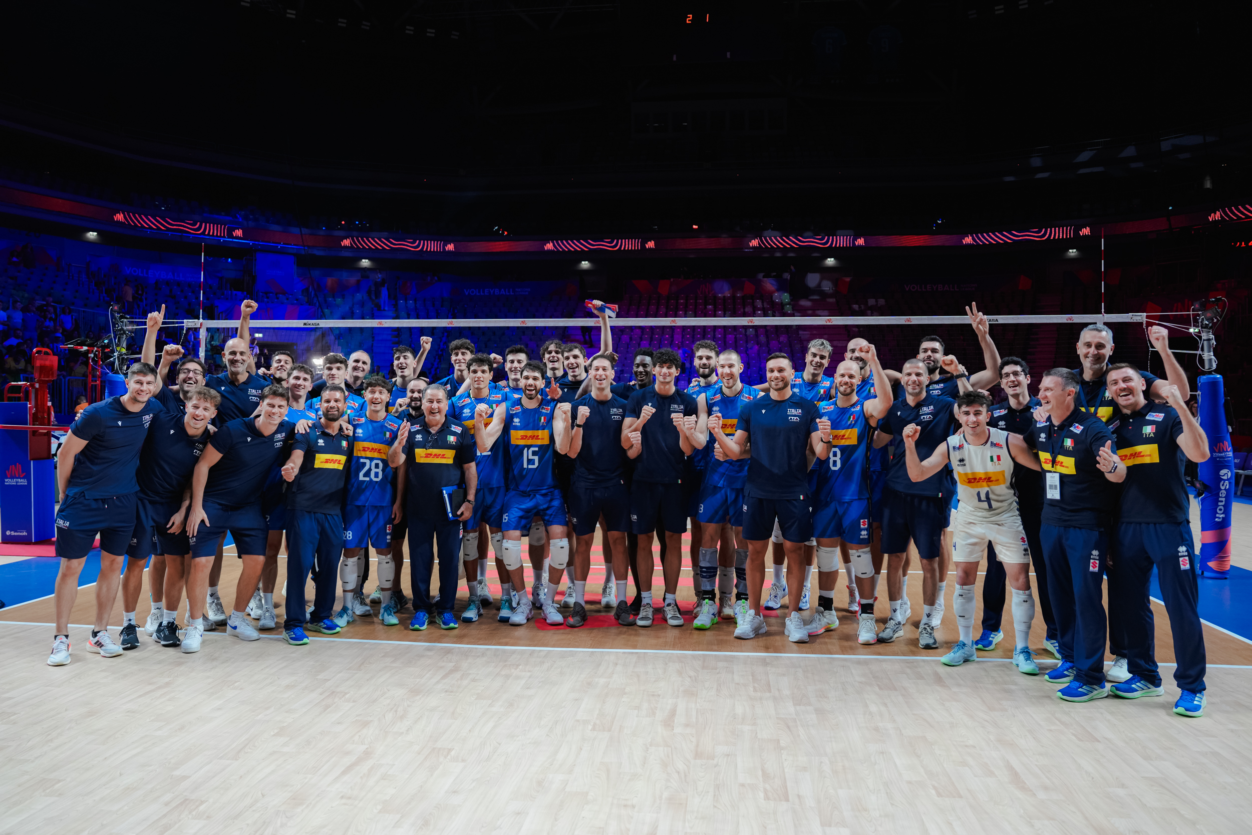 Volley VNL Italia Brasile