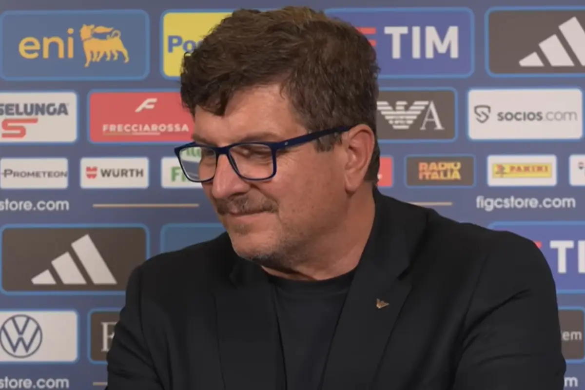 Baldini, ct dell'Italia ad interim, intervistato dopo una partita