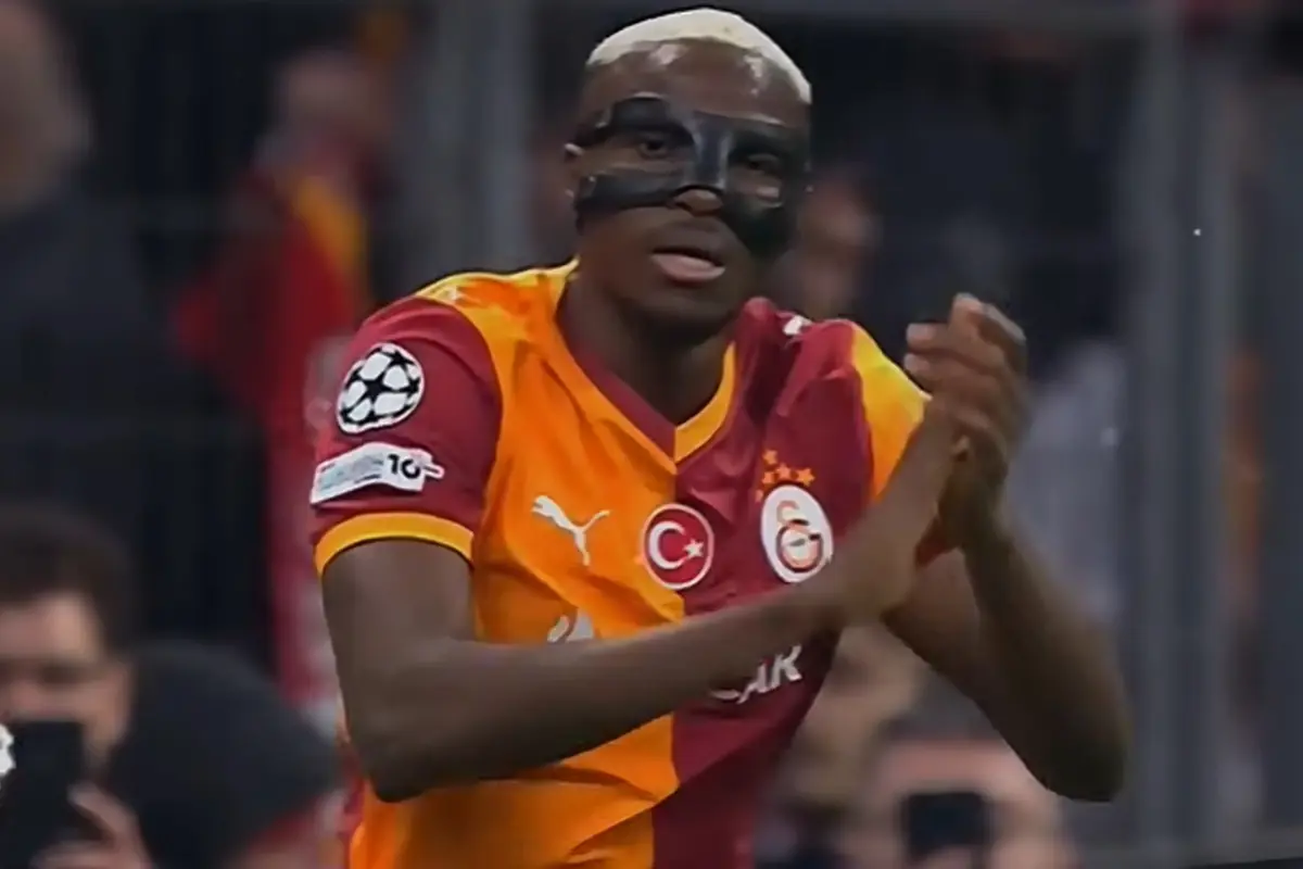 Osimhen in azione con la maglia del Galatasaray