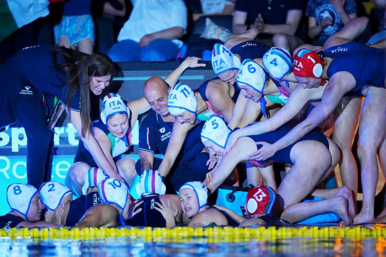 Italy vs netherlands day 3 women s water polo world cup 2026 division 1 rotterdam medium res image m169203 20260504