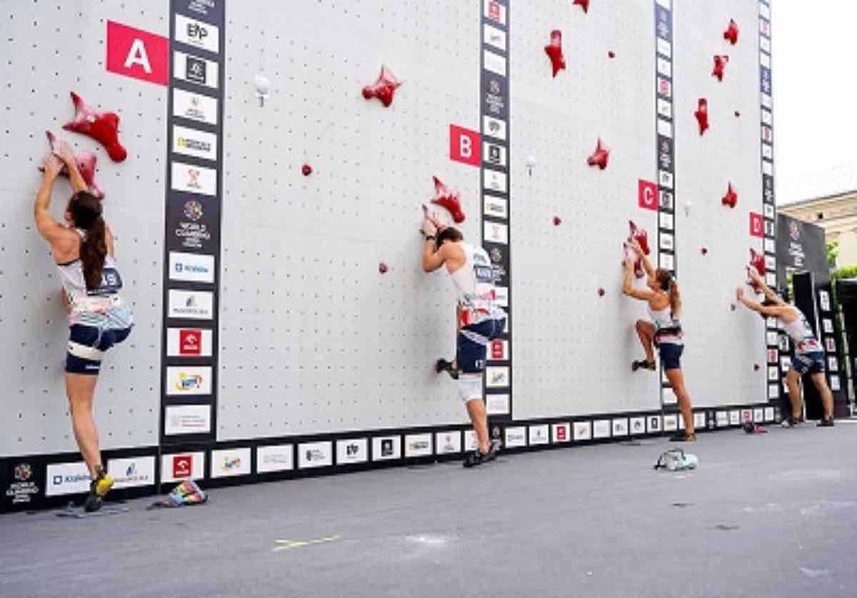 World climbing series speed