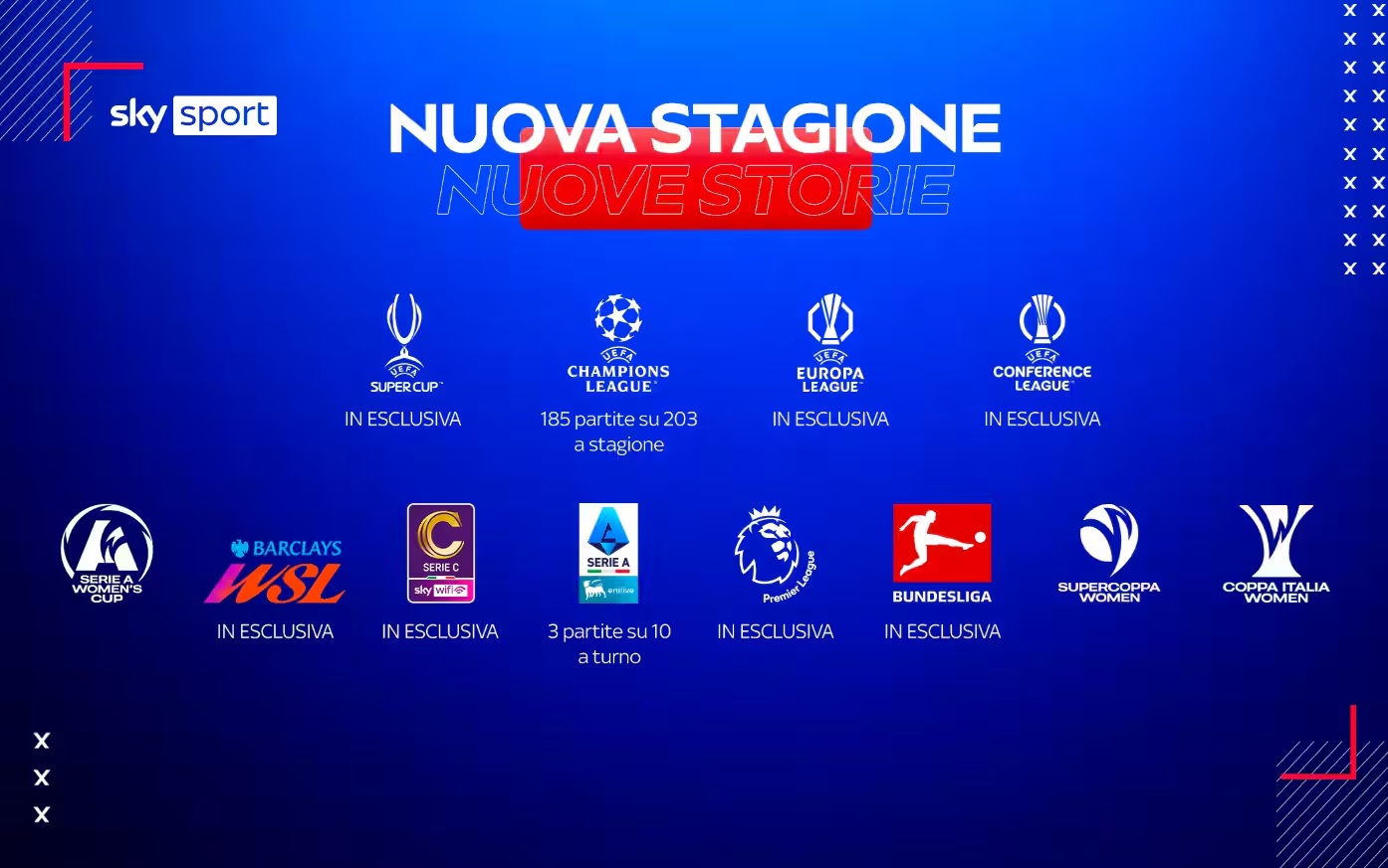 Sky calcio nuova stagione