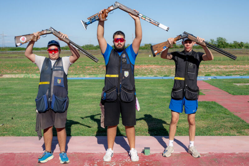 Cdm junior issf porpetto vincitori skeet maschile 800x533