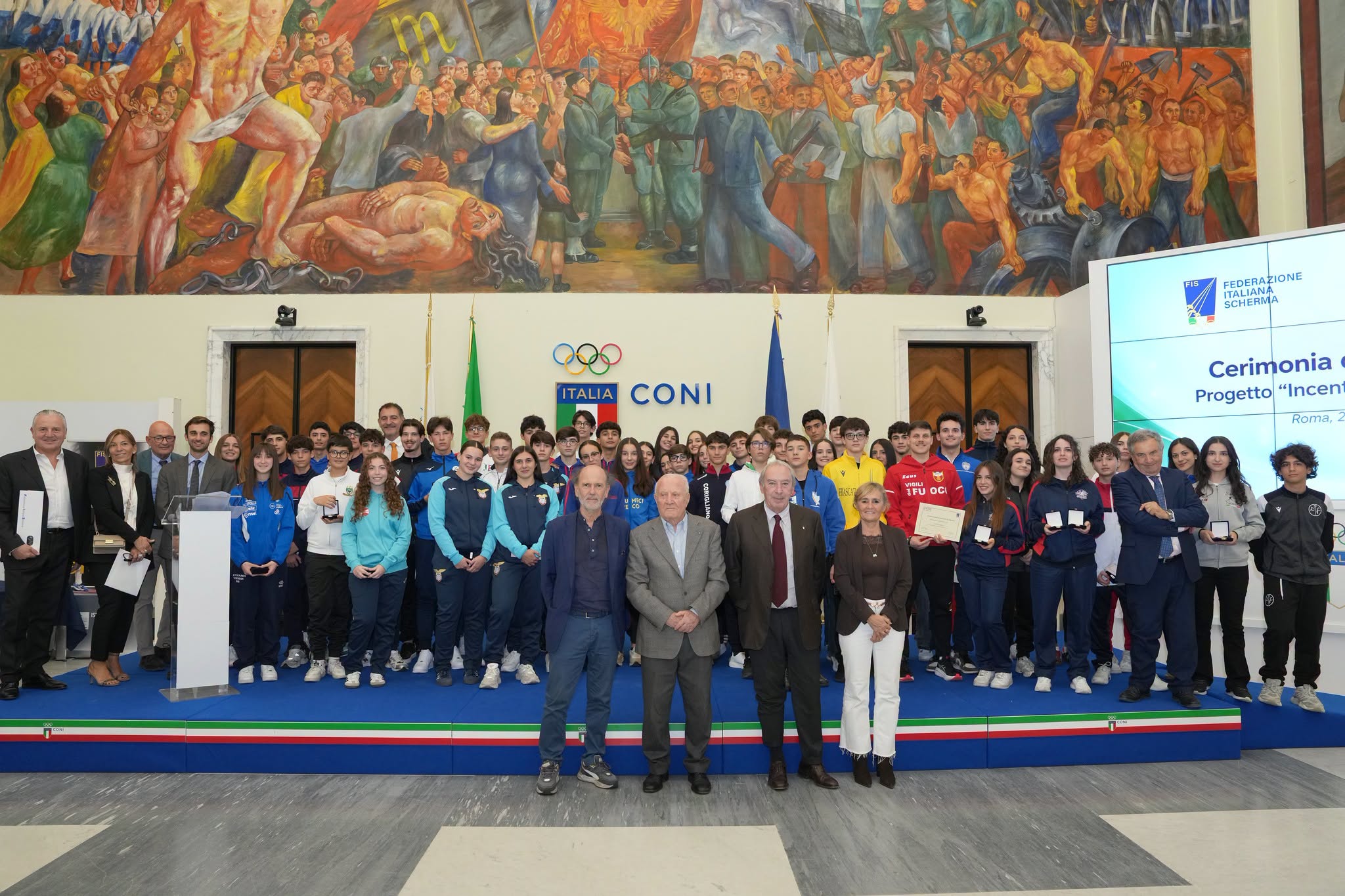 Premiazione CONI Incentivazione allo studio